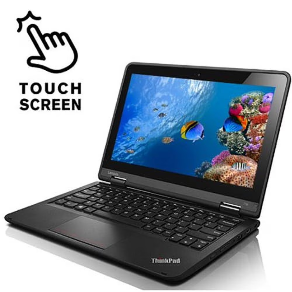 [FREE MOUSE] Refurbished Lenovo Thinkpad Yoga 11e X360 Intel Core i3 8GB RAM + 128GB SSD Refurbished Laptop Touchscreen Laptop 11.6” Screen Windows Office Installed PLUS FREE WIRED MOUSE