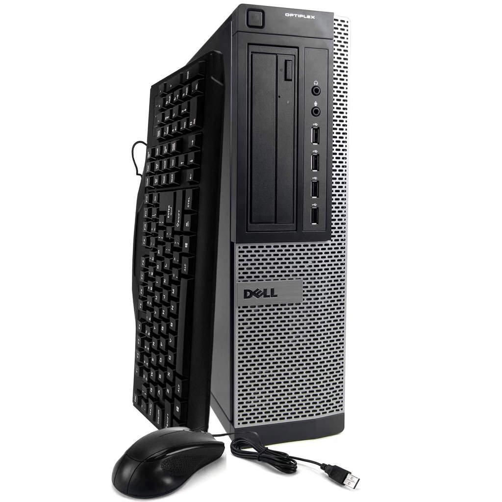 { Full set 19'' dell monitor + MOUSE & KEYBOARD } Refurbished Dell Optiplex 990 Intel Core i5 8GB RAM 500GB HDD Windows 10 Pro Refurbished Desktops