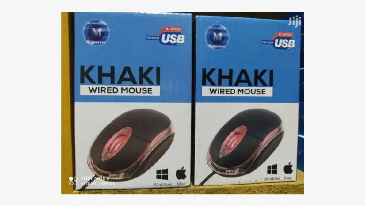 QUALITY Cheap Fast Selling Wired USB Mouse MS118 Optical Available USB port; Microsoft Windows WIRED KHAKI USB OPTICAL MOUSE