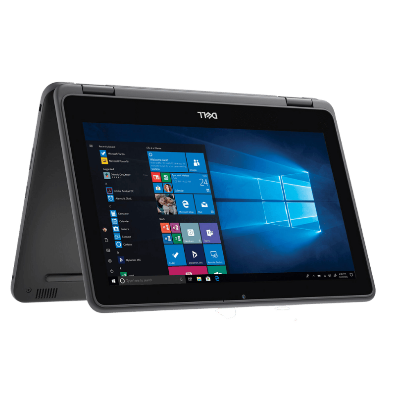 {Free mouse } Touchscreen 2 in 1 Laptop Refurbished Dell 3190 Intel pentium 4GB Ram 128GB SSD 11.6'' INCH Refurbished Laptop Computer Notebook with windows 10 and office installed