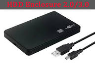 New 2.5inch HDD / SSD casing 2.0 USB cable casing HARDDISK external casing compatible with 2.5inch (laptop HARDDISK or ssd ) sleek and portable case