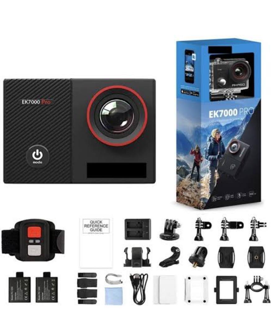 AKASO EK7000 PRO 4K ACTION MOTORCYCLE CAMERA