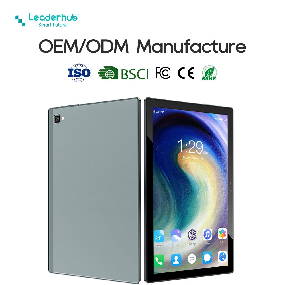 Leaderhub S18C 10.1'' 800×1280 IPS Tablet with Free Leather Case, with 6000mah Battery, 4GB+64GB Memory, Android 11 OS Support SIM/TF Card
