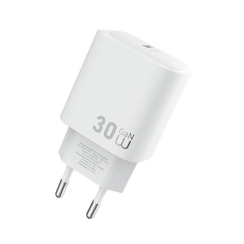 KMAX EU CE 30W Essential GaN Fast Smartphone Charger USB fit 100-240V 50-60Hz use for iphone android phoe  G008