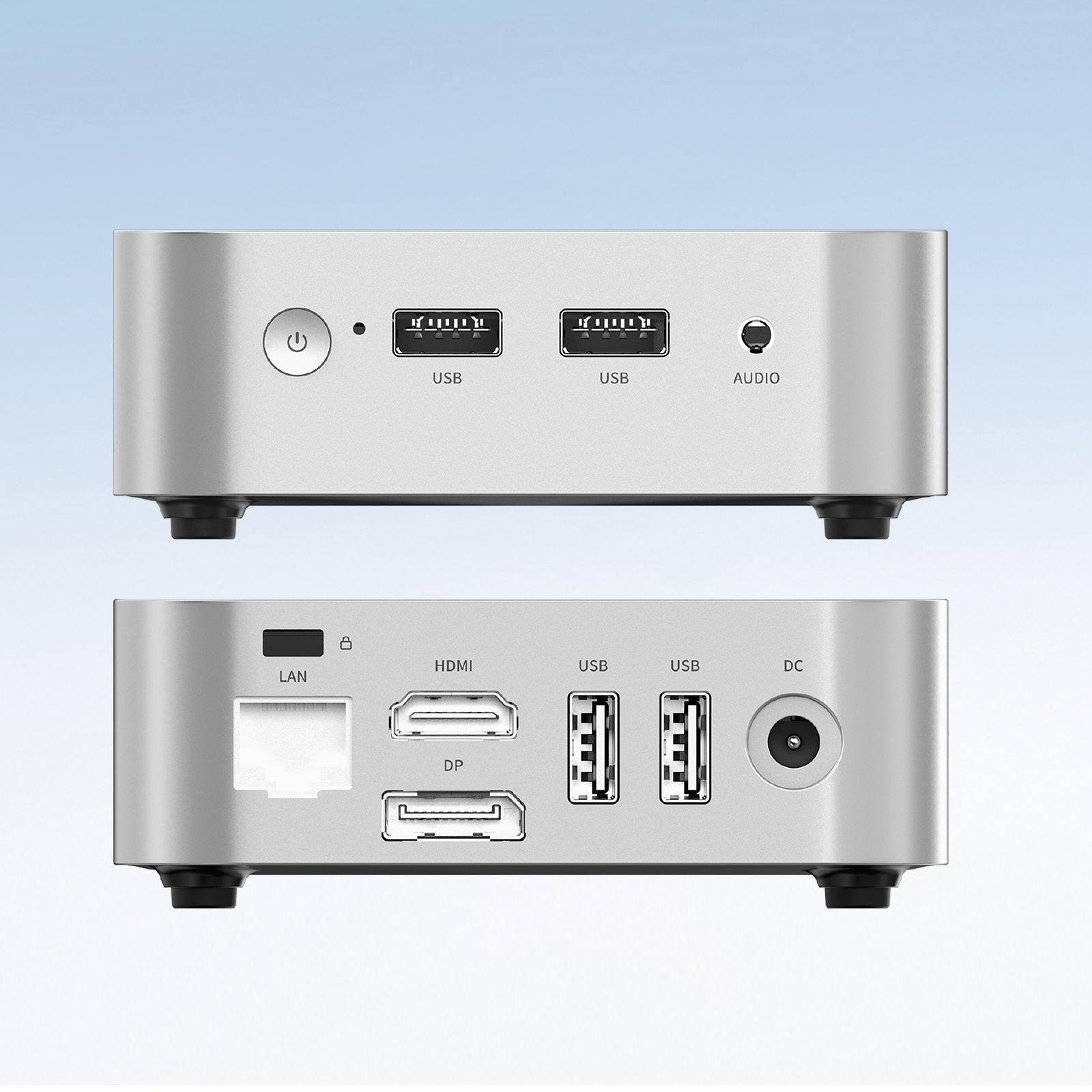 Leaderhub LP1C Windows 11 Pro Alder N100 Mini PC 8GB DDR4 512GB SSD Mini Desktop Laptop Kompyuta Ndogo for Study&Office Work&Gaming