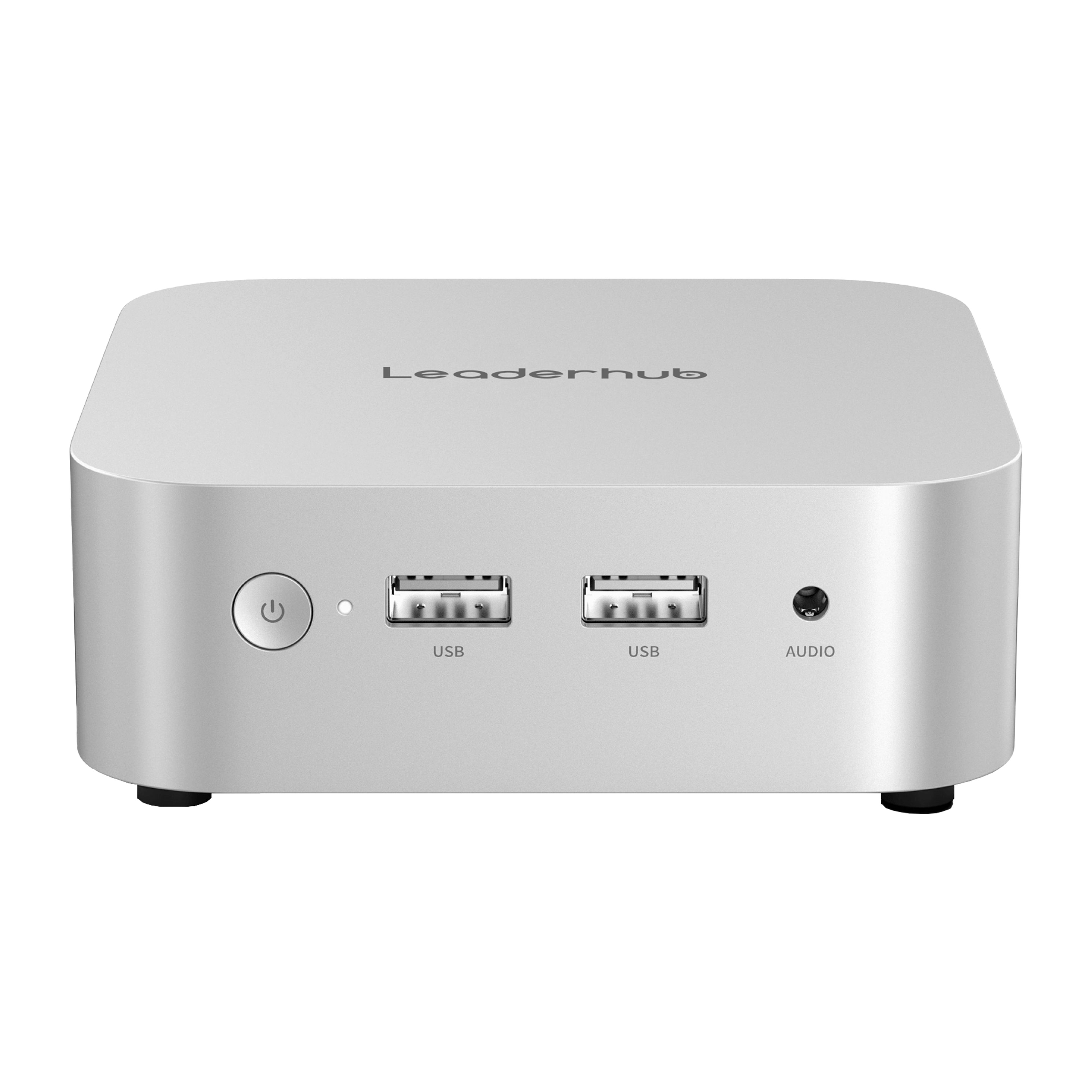 [Complete Set] Leaderhub Mini PC Desktop Bundle: LP1C Mini PC + 24" FHD Monitor + Wireless Keyboard and Mouse Set for Office Work
