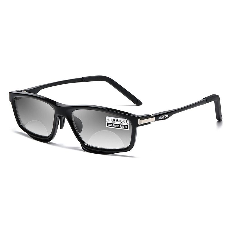 2025 Men Women Alloy Photochromic Near Far Presbyopia Glasses Anti Blue Light Sports Bifocal Reading Glasses 1pc