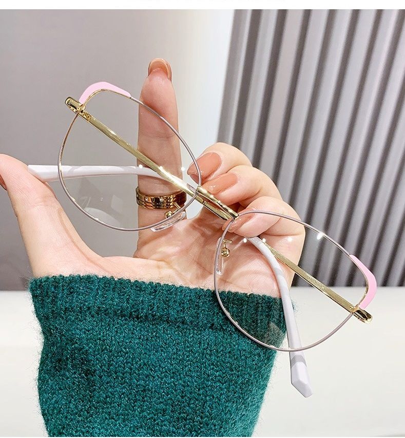 2025 New Fashion Anti Blue Light Frame Designer Optical Glasses Retro Photochromic Eyeglasses Antireflective Photo Gray Glasses 1pc