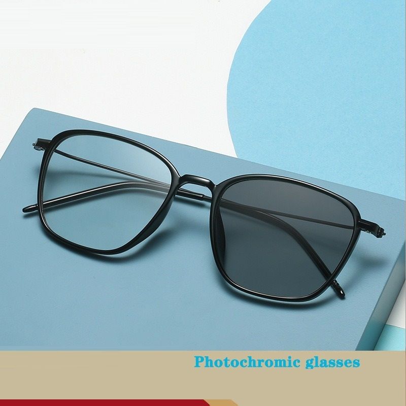 New Fashion Unisex Retro TR PC Mix Metal Anti Blue Light Glasses for All Face Photochromic Lunette Photogray Spectacles Eyewear 1PC