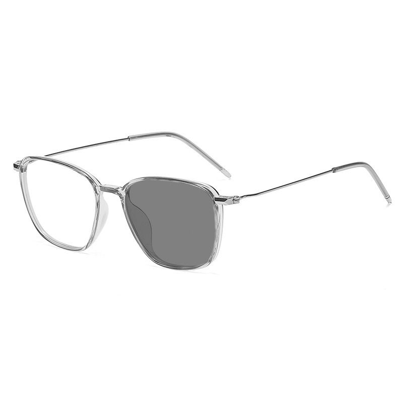New Fashion Unisex Retro TR PC Mix Metal Anti Blue Light Glasses for All Face Photochromic Lunette Photogray Spectacles Eyewear 1PC