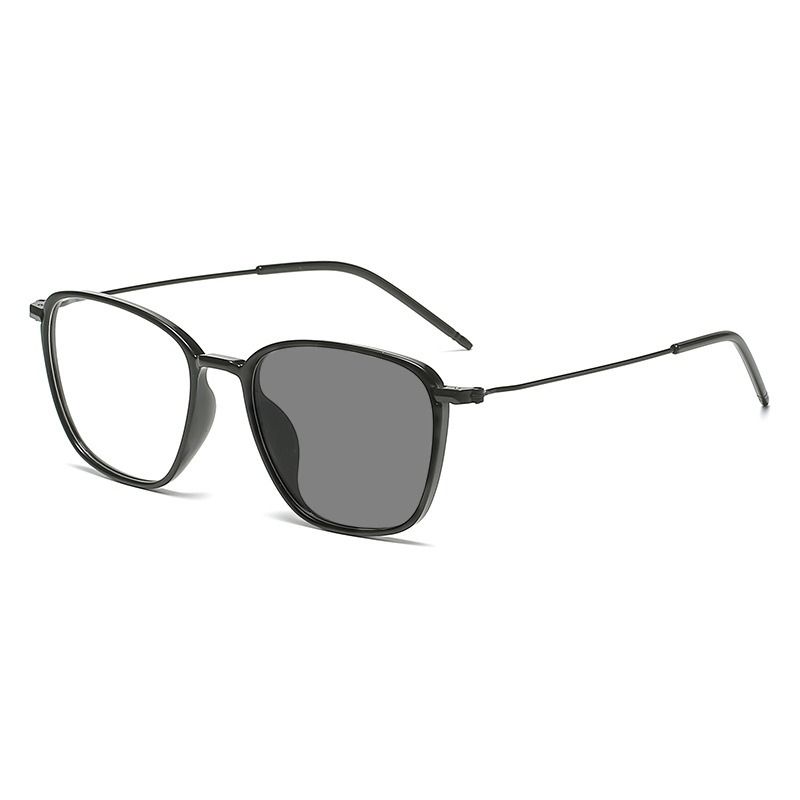 New Fashion Unisex Retro TR PC Mix Metal Anti Blue Light Glasses for All Face Photochromic Lunette Photogray Spectacles Eyewear 1PC