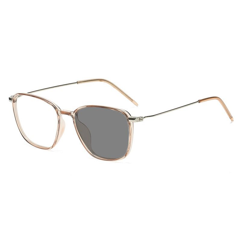 New Fashion Unisex Retro TR PC Mix Metal Anti Blue Light Glasses for All Face Photochromic Lunette Photogray Spectacles Eyewear 1PC