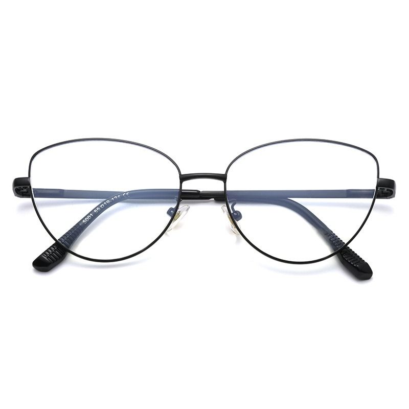 Transparency Personality Designer Optical Spectacle Computer Blue Light Blocking Round Unisex Eyeglasses Metal Optical Frames Anti Blue Light Photochromic 1PC