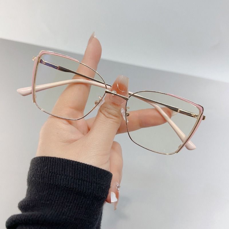 2024 Lady Butterfly Anti Blue Light Glasses Metal 58002 Optical Frames Attractive Eye Glasses for Women 1PC