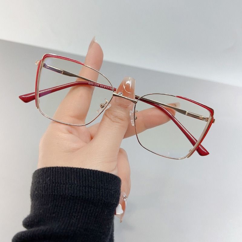 2024 Lady Butterfly Anti Blue Light Glasses Metal 58002 Optical Frames Attractive Eye Glasses for Women 1PC