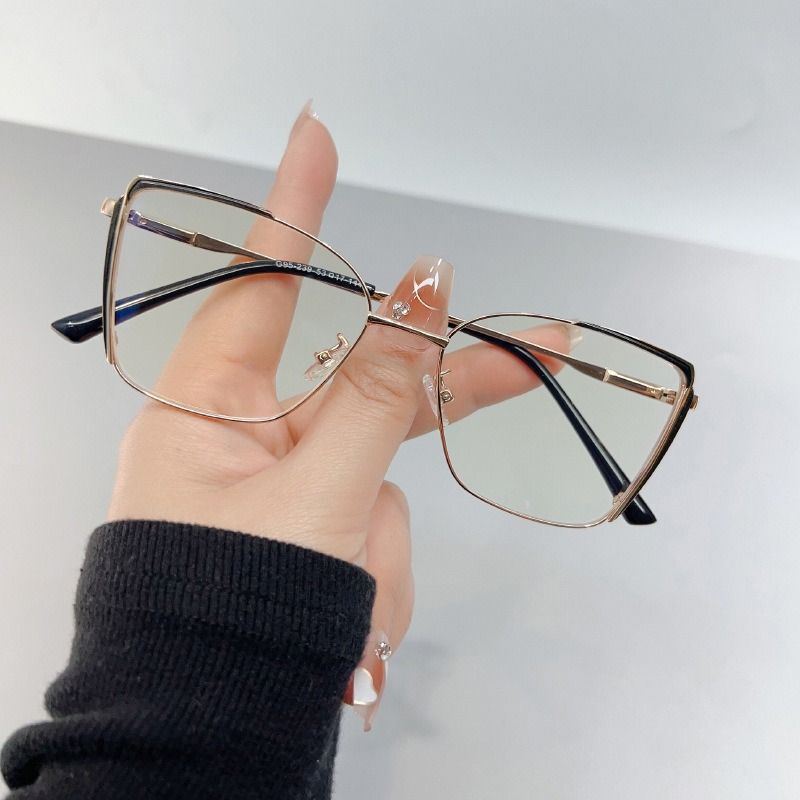 2024 Lady Butterfly Anti Blue Light Glasses Metal 58002 Optical Frames Attractive Eye Glasses for Women 1PC