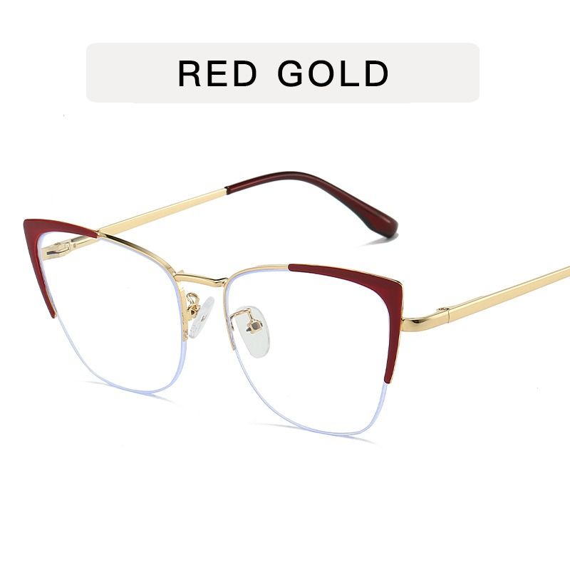 High Quality Blue Light Blocking Glasses Frame 2025 Cat Eye Female Eyeglasses Optical Women Spectacles Anti-Reflective Eyewear 1PC