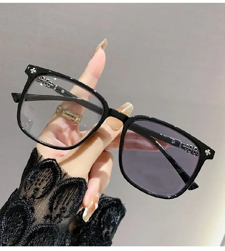 6027 Full Rim Square Optical Glasses Men Frame Sports Prescription Eyeglasses Frame TR90 Myopia Spectacles Photochromic Frame 1PC