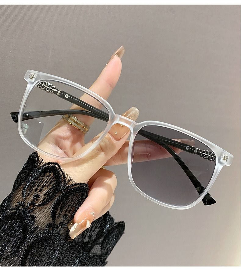 6027 Full Rim Square Optical Glasses Men Frame Sports Prescription Eyeglasses Frame TR90 Myopia Spectacles Photochromic Frame 1PC