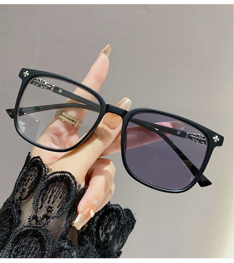 6027 Full Rim Square Optical Glasses Men Frame Sports Prescription Eyeglasses Frame TR90 Myopia Spectacles Photochromic Frame 1PC