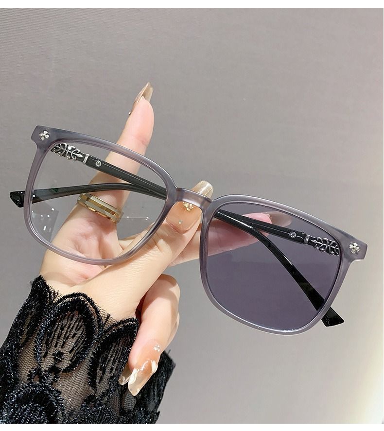 6027 Full Rim Square Optical Glasses Men Frame Sports Prescription Eyeglasses Frame TR90 Myopia Spectacles Photochromic Frame 1PC