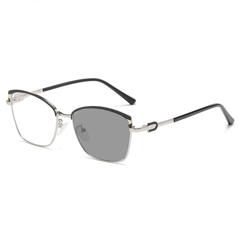 6507 New Metal Fashion Blue Light Blocking Glasses Eye Frame Optical Glasses Designer Eyewear for Men and Women Photochromic Eyeglasses 1PC