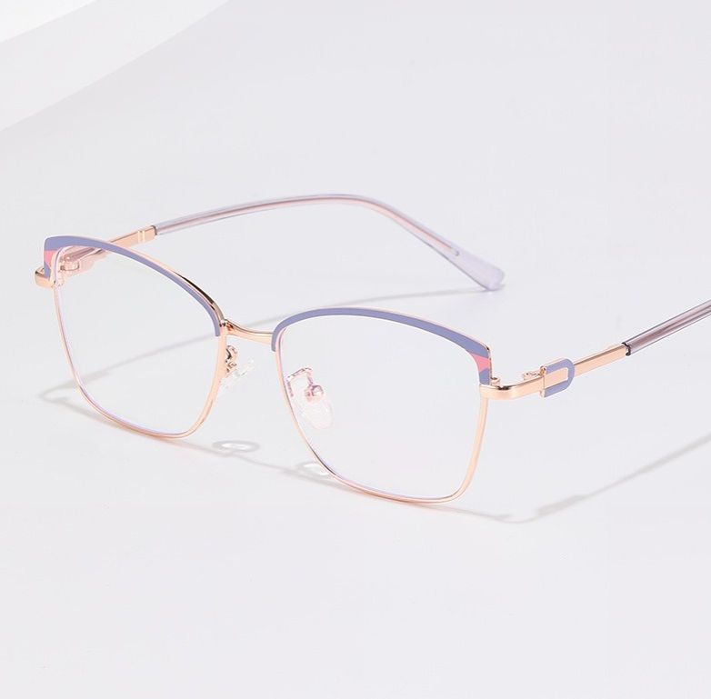 6507 New Metal Fashion Blue Light Blocking Glasses Eye Frame Optical Glasses Designer Eyewear for Men and Women Photochromic Eyeglasses 1PC