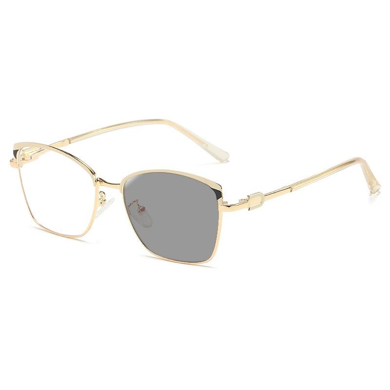 6507 New Metal Fashion Blue Light Blocking Glasses Eye Frame Optical Glasses Designer Eyewear for Men and Women Photochromic Eyeglasses 1PC