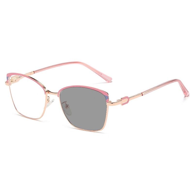 6507 New Metal Fashion Blue Light Blocking Glasses Eye Frame Optical Glasses Designer Eyewear for Men and Women Photochromic Eyeglasses 1PC