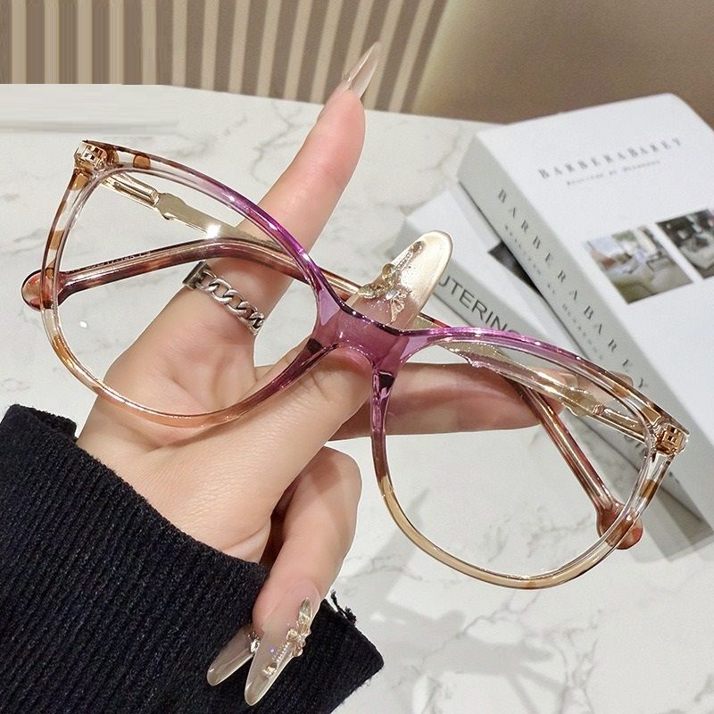 314 Fashion Photochromic Glasses Anti Blue Light Blocking Cat Eye Glasses for Women Optical Spectacle Eyeglasses Frames 1PC