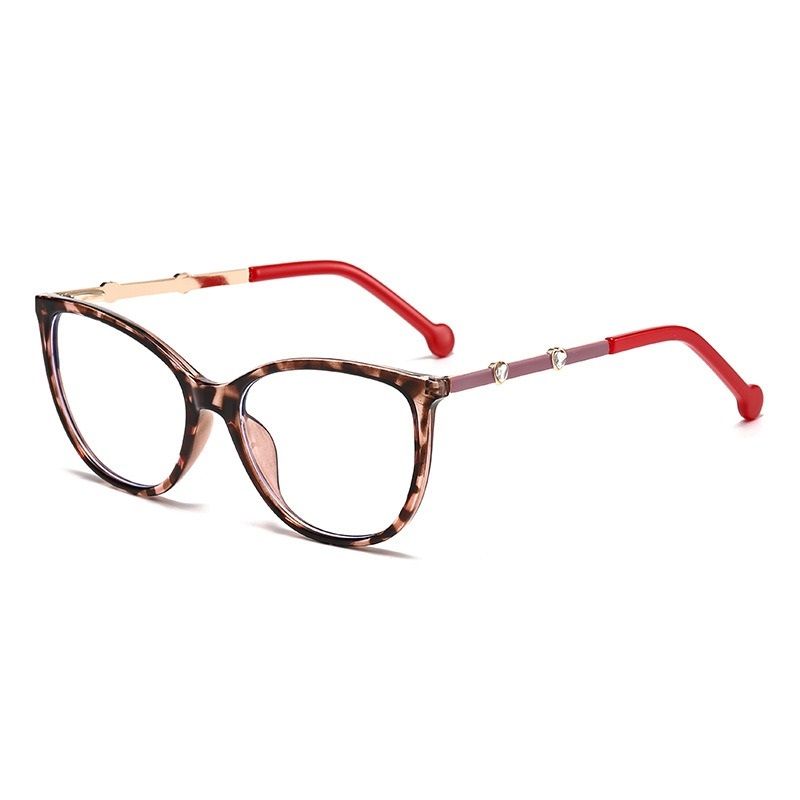 314 Fashion Photochromic Glasses Anti Blue Light Blocking Cat Eye Glasses for Women Optical Spectacle Eyeglasses Frames 1PC