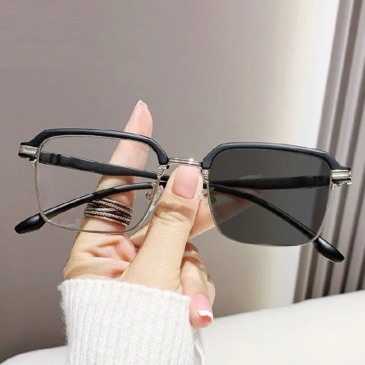 New Ultem Optical Frames Photochromic Glasses Anti Blue Light Color Changing Men Woman Unisex Sunglasses Reading Glasses 1PC