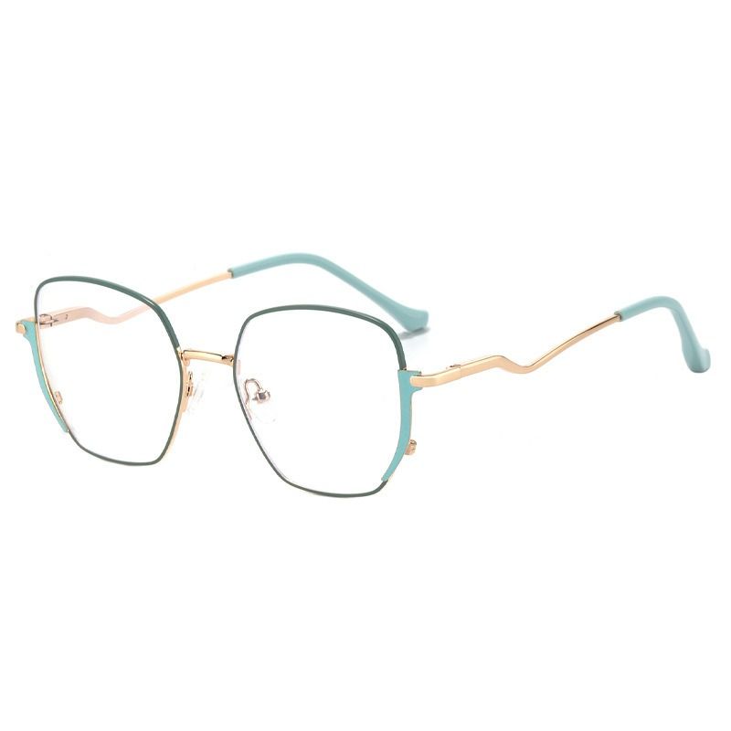 Boyarn Factory Eyewear Personality Candy Color Eye Glasses Retro Women Cat Eye Anti Blue Light Glasses Frame Eyeglass 1pc