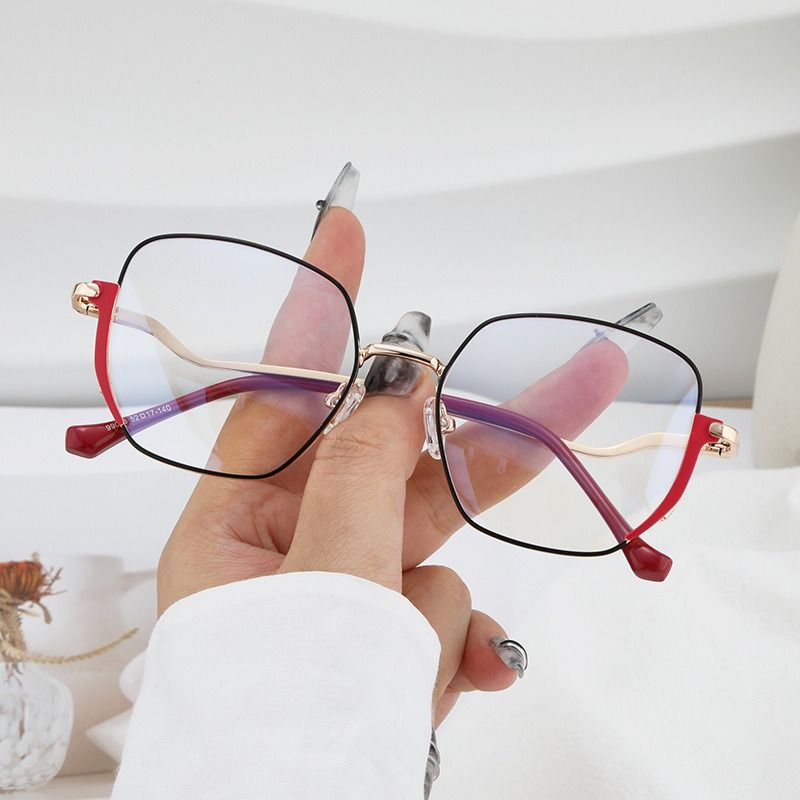 Boyarn Factory Eyewear Personality Candy Color Eye Glasses Retro Women Cat Eye Anti Blue Light Glasses Frame Eyeglass 1pc