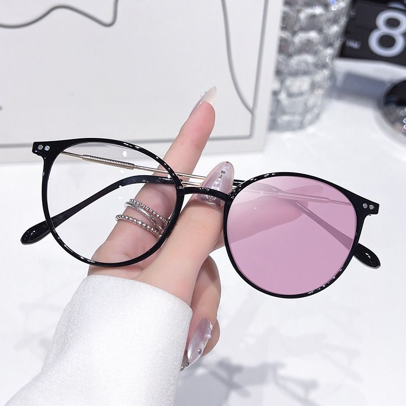 B4 Photochromic Glasses Cat Eye Glasses Fashionable Metal Optical Computer Glasses Frame Eyeglasses Woman Eyewear 1PC