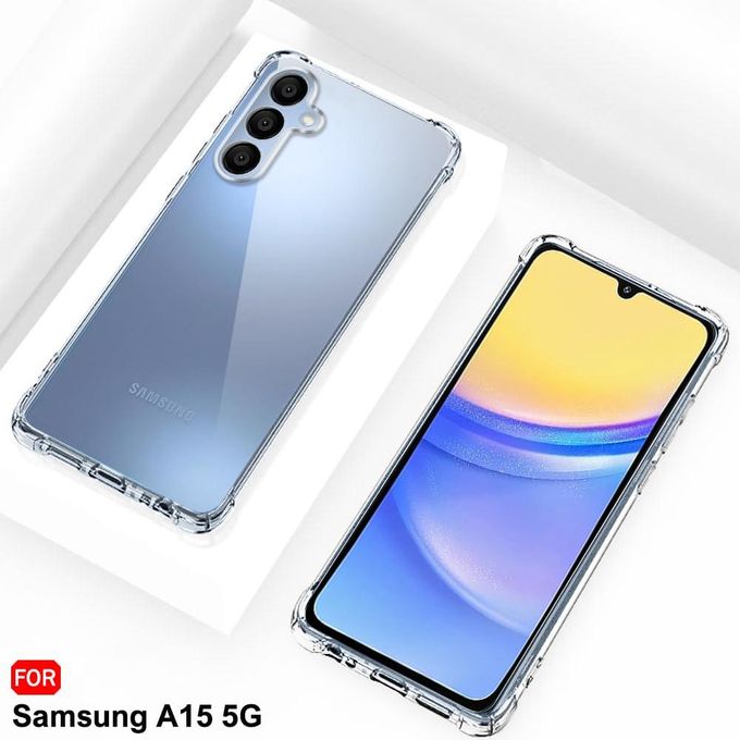 Samsung Galaxy A15 5G Shockproof Soft TPU Case Cushioned Edges for Ultimate Protection Back Cover Case
