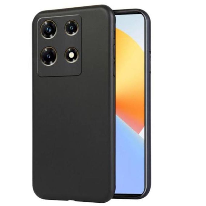 Silicone Back Case Cover for Infinix Note 30 Pro Microfiber Inside Shockproof Full Body Protection