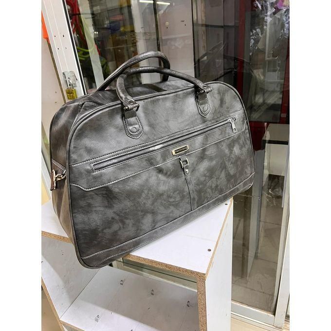 Leather Travelling Duffel Bag, Unisex High Quality Leather Travel Bags