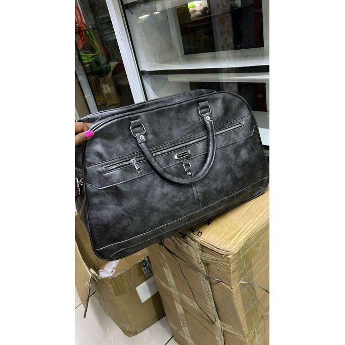 Leather Travelling Duffel Bag, Unisex High Quality Leather Travel Bags