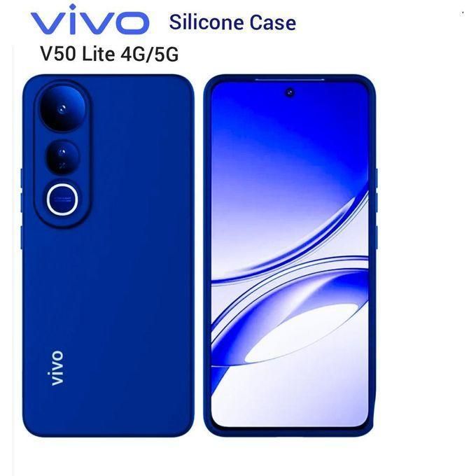 Vivo V50 Lite 4G/5G Black / Blue Original Liquid silicone Phone Case/Cover