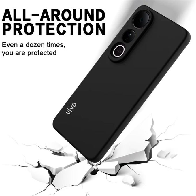 Vivo V50 Lite 4G/5G Black / Blue Original Liquid silicone Phone Case/Cover