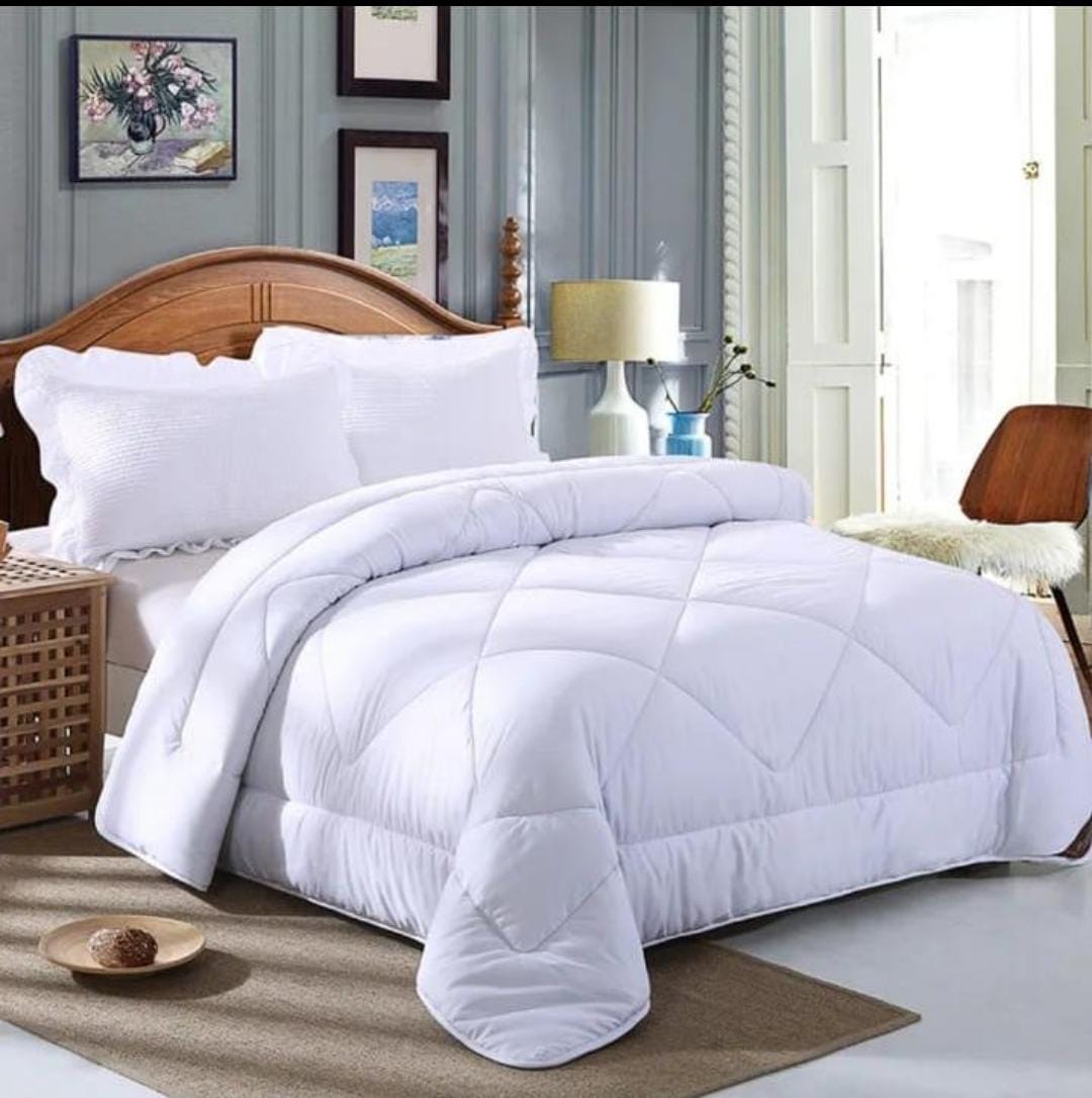 4 Piece white Duvet set
