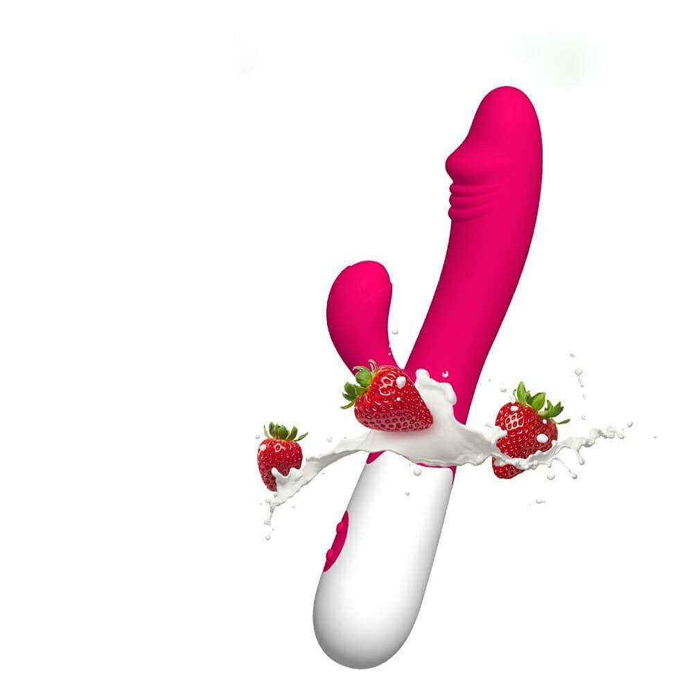 Women New Rechargeable 30 Speed Tech Vibrator Dildo Waterproof Rabbit G-Spot