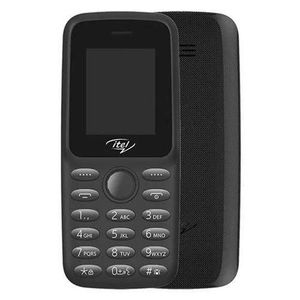 Itel 2163 1.8" Display, Kabambe, 1000mAh, Bright Torch, FM Radio, Dual SIM - Black