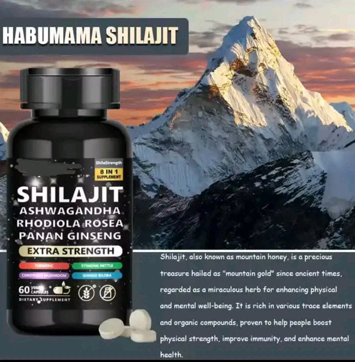 SHILAJIT 8 IN 1 ASHWAGANDHA RHODIOLA ROSEA PANAX GINSENG
