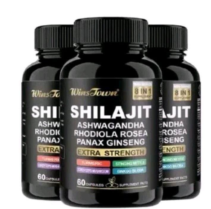 SHILAJIT 8 IN 1 ASHWAGANDHA RHODIOLA ROSEA PANAX GINSENG