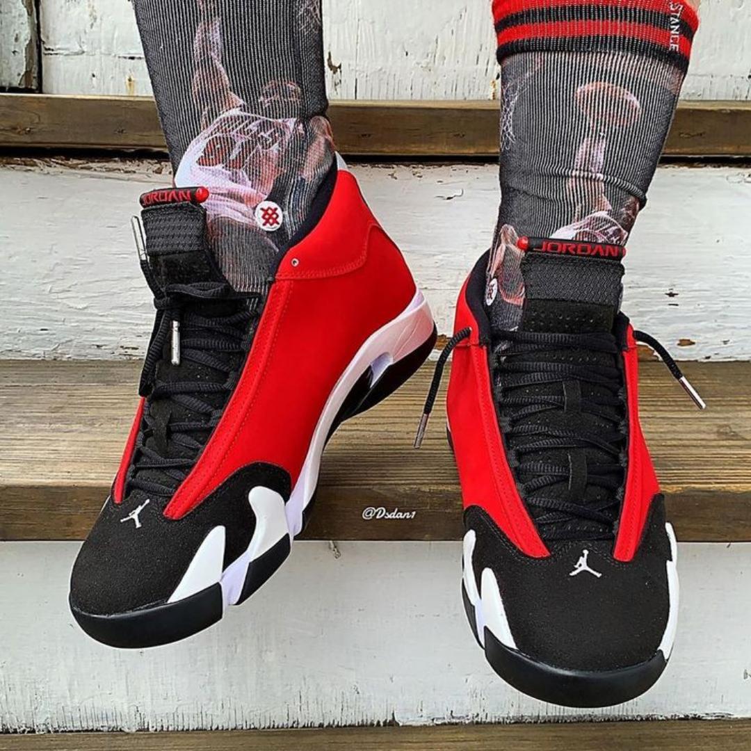 HIGH QUALITY AIR JORDAN 14 Retro 'Gym Red' Sneakers – Iconic Style & Performance | Men's Basketball Shoes | Authentic Air Jordan 14 | Latest Edition OG Colorway | Fast Shipping Available