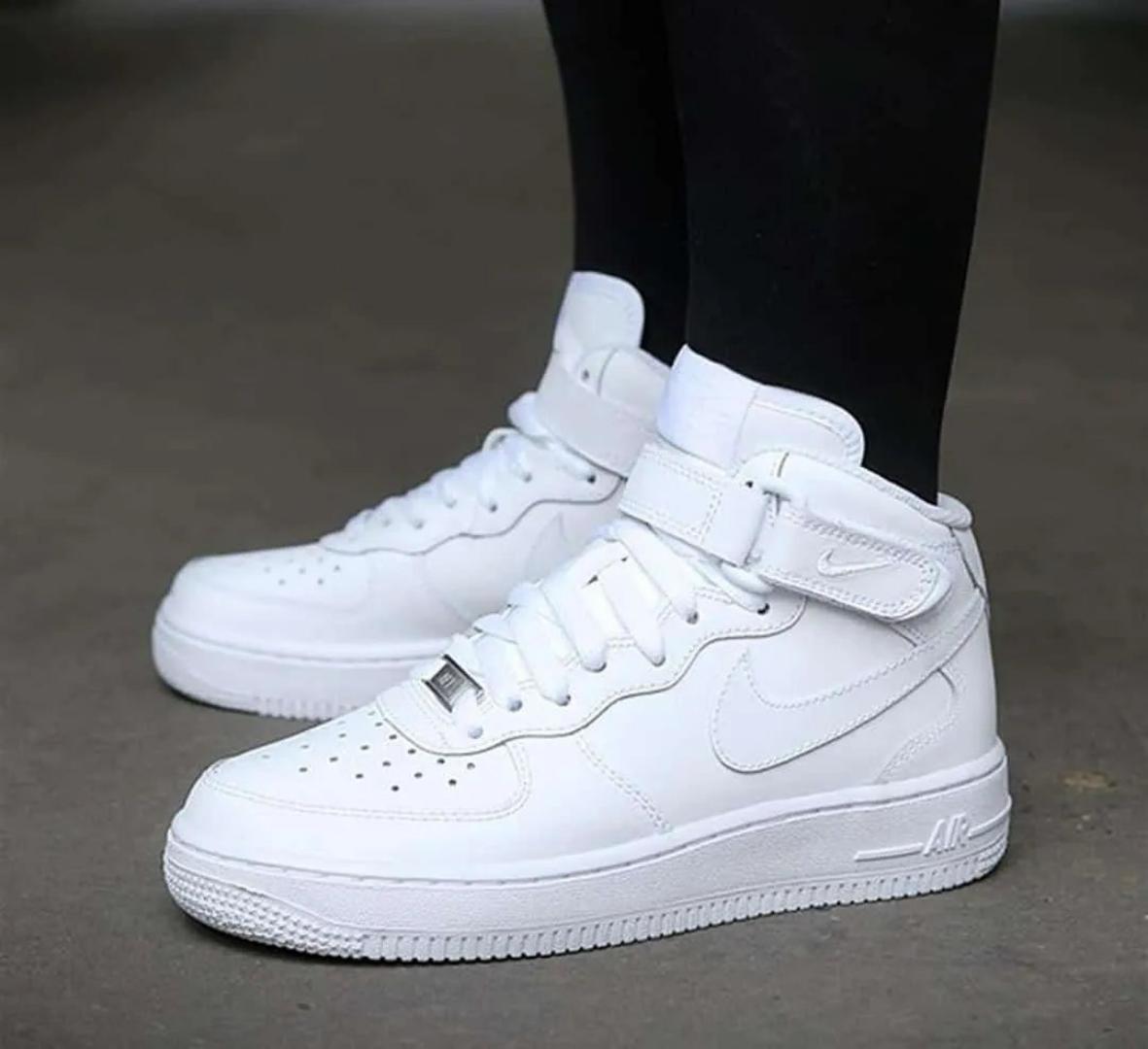 NEW ARRIVAL NIKEE AIR FORCE 1 White Sneakers – Unisex Classic Streetwear Shoes for Men & Women | Stylish, Comfortable & Durable | All-White Design | Limited Edition | Best Price & Quality on Kilimall"