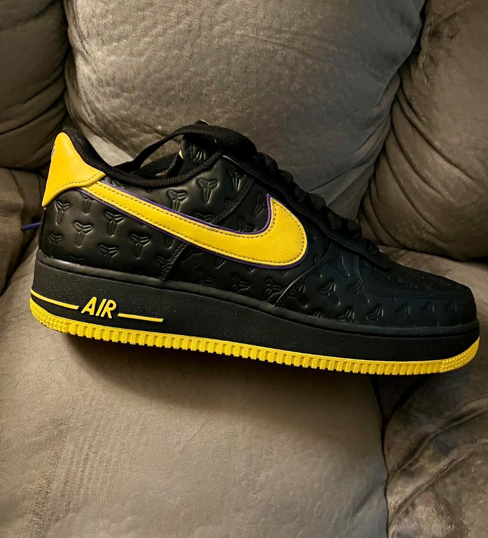 NEW ARRIVAL NIKEE Air Force 1 Kobe Bryant “Lakers” 2025 – Purple & Gold Limited Edition Sneakers | Premium Basketball Shoes