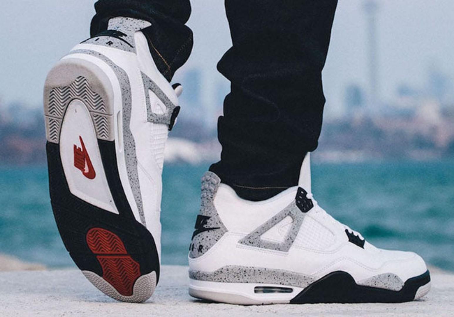 🔥 Official Air Jordan 4 Retro "White Cement" – Iconic OG Style, Supreme Comfort, Street-Ready Sneaker. Limited Edition Classic Built for Legends. Grab Yours Before It's Gone!